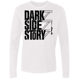 T-Shirts White / Small DARKSIDE STORY Men's Premium Long Sleeve