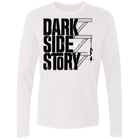 T-Shirts White / Small DARKSIDE STORY Men's Premium Long Sleeve