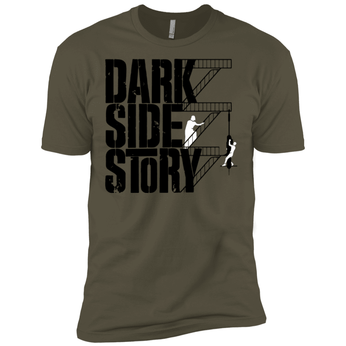 T-Shirts Military Green / X-Small DARKSIDE STORY Men's Premium T-Shirt