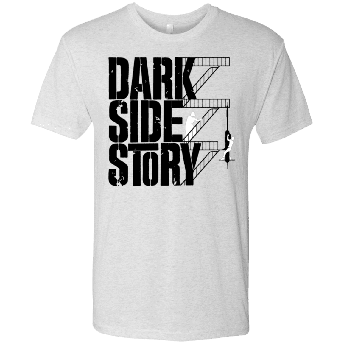 T-Shirts Heather White / Small DARKSIDE STORY Men's Triblend T-Shirt