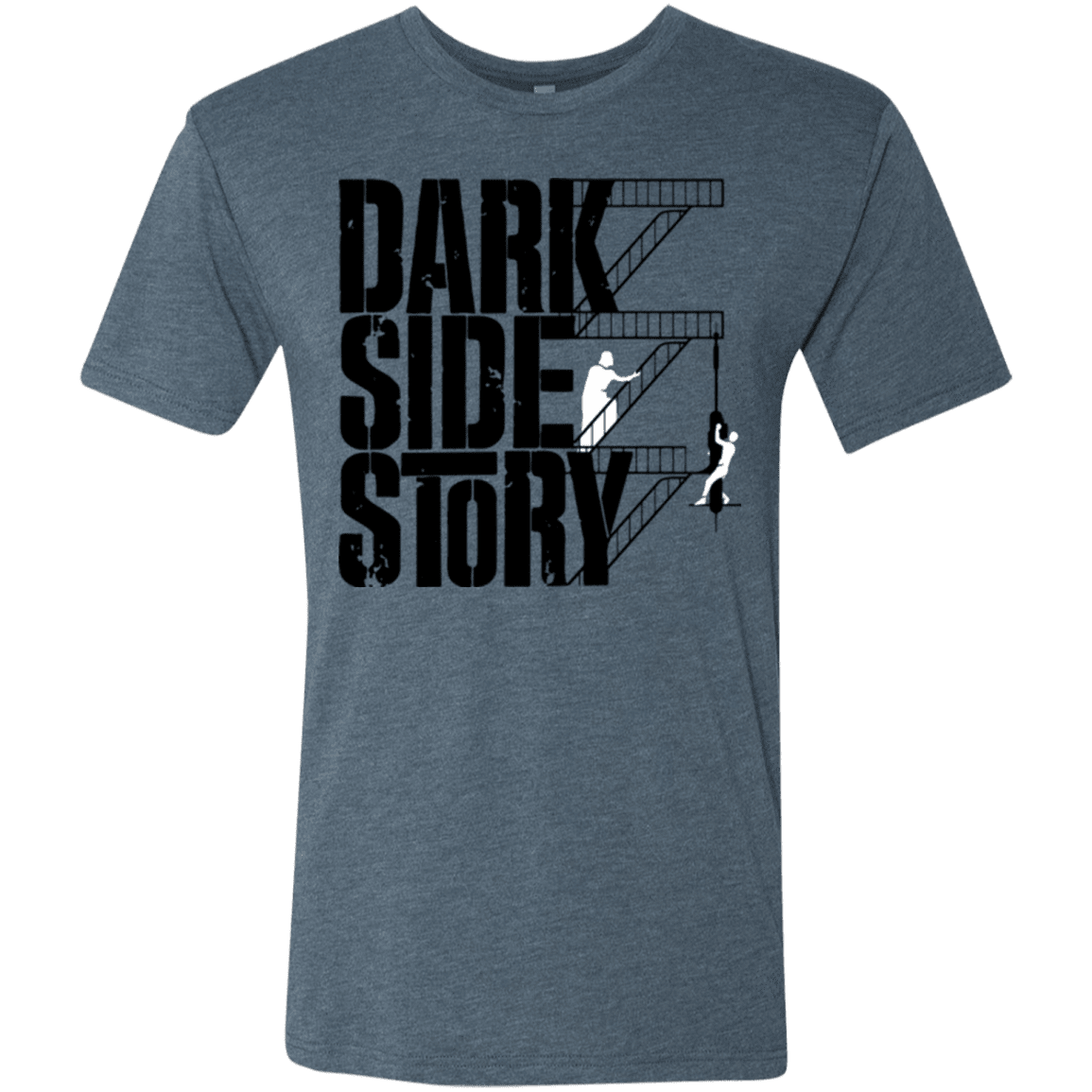 T-Shirts Indigo / Small DARKSIDE STORY Men's Triblend T-Shirt