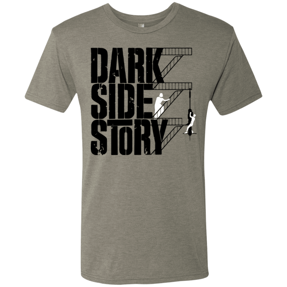 T-Shirts Venetian Grey / Small DARKSIDE STORY Men's Triblend T-Shirt