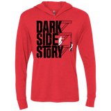 T-Shirts Vintage Red / X-Small DARKSIDE STORY Triblend Long Sleeve Hoodie Tee