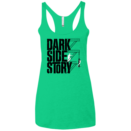 T-Shirts Envy / X-Small DARKSIDE STORY Women's Triblend Racerback Tank