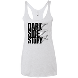 T-Shirts Heather White / X-Small DARKSIDE STORY Women's Triblend Racerback Tank