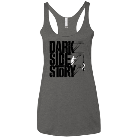 T-Shirts Premium Heather / X-Small DARKSIDE STORY Women's Triblend Racerback Tank