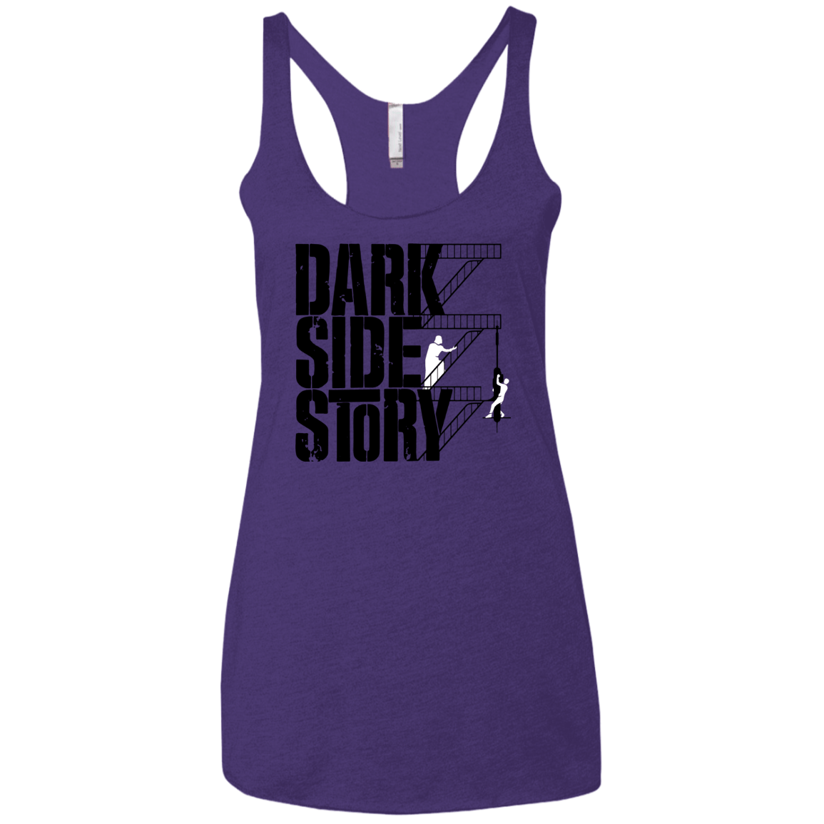 T-Shirts Purple / X-Small DARKSIDE STORY Women's Triblend Racerback Tank