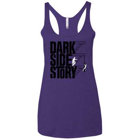 T-Shirts Purple / X-Small DARKSIDE STORY Women's Triblend Racerback Tank