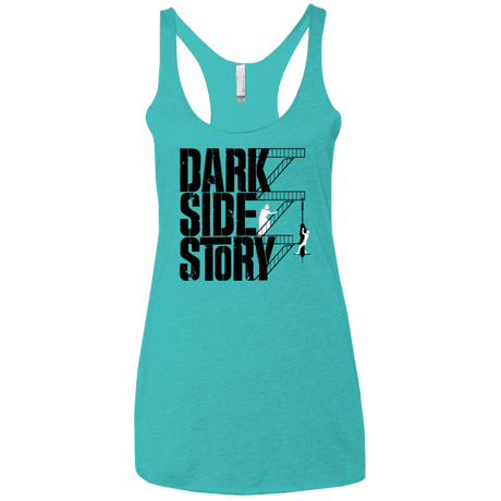T-Shirts Tahiti Blue / X-Small DARKSIDE STORY Women's Triblend Racerback Tank