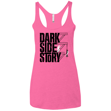 T-Shirts Vintage Pink / X-Small DARKSIDE STORY Women's Triblend Racerback Tank