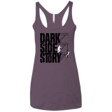 T-Shirts Vintage Purple / X-Small DARKSIDE STORY Women's Triblend Racerback Tank