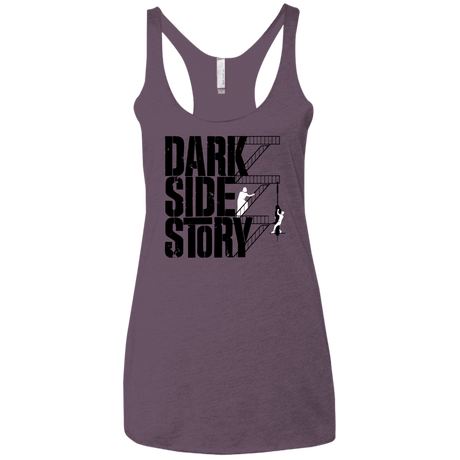 T-Shirts Vintage Purple / X-Small DARKSIDE STORY Women's Triblend Racerback Tank