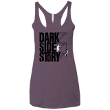 T-Shirts Vintage Purple / X-Small DARKSIDE STORY Women's Triblend Racerback Tank