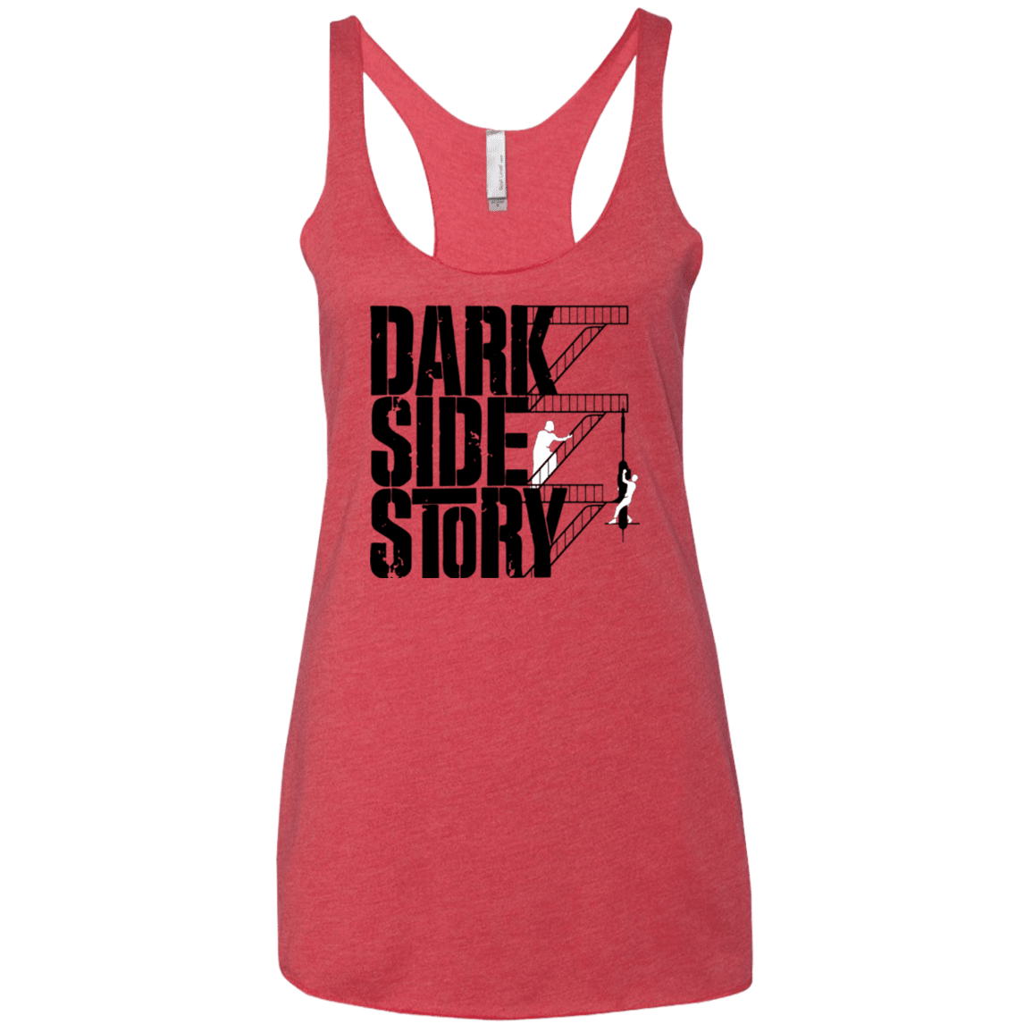 T-Shirts Vintage Red / X-Small DARKSIDE STORY Women's Triblend Racerback Tank