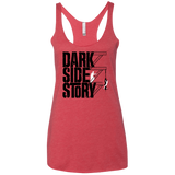 T-Shirts Vintage Red / X-Small DARKSIDE STORY Women's Triblend Racerback Tank
