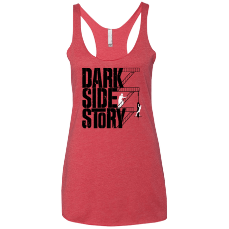 T-Shirts Vintage Red / X-Small DARKSIDE STORY Women's Triblend Racerback Tank