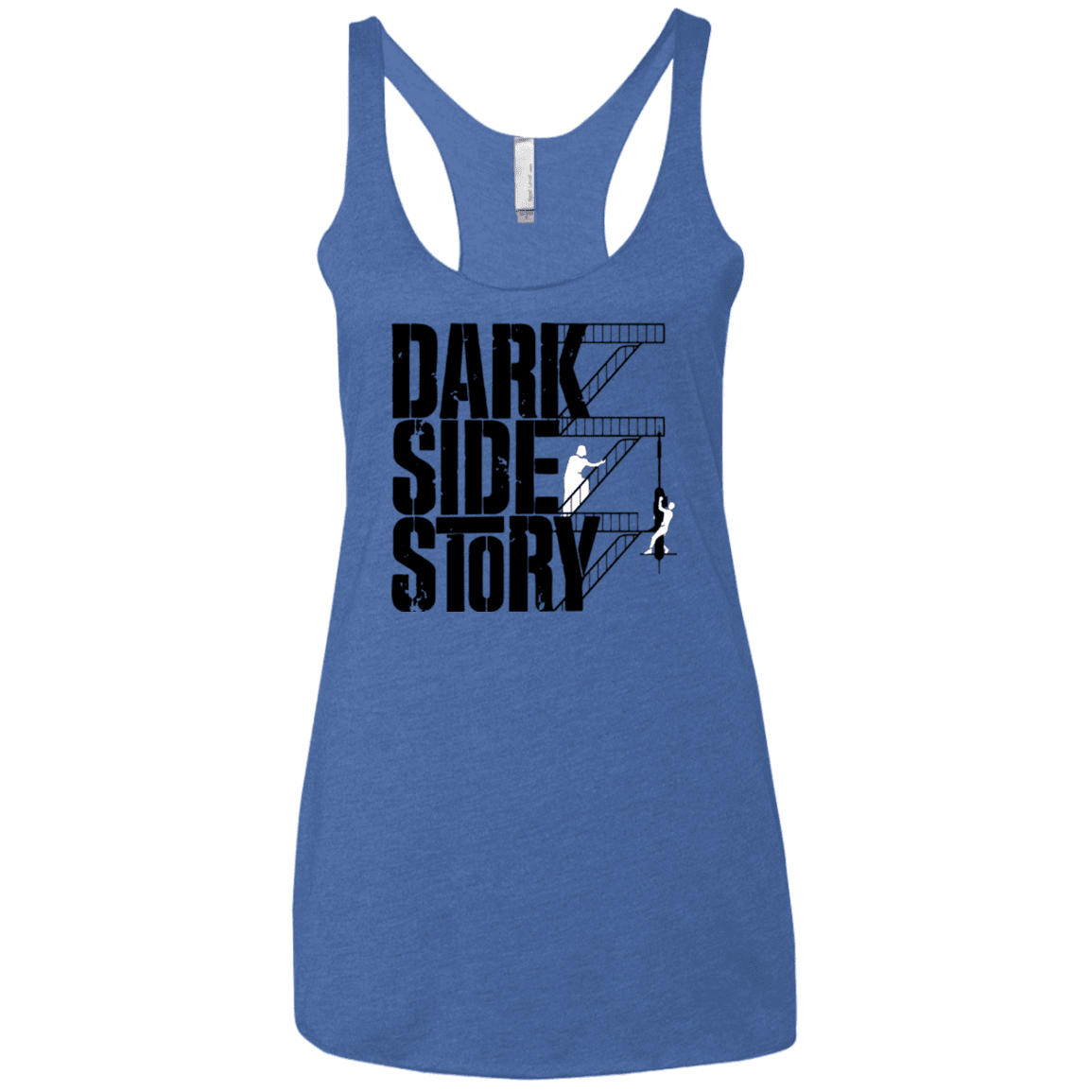 T-Shirts Vintage Royal / X-Small DARKSIDE STORY Women's Triblend Racerback Tank