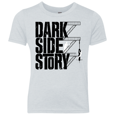 T-Shirts Heather White / YXS DARKSIDE STORY Youth Triblend T-Shirt