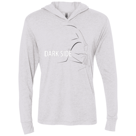 T-Shirts Heather White / X-Small DARKSIDE Triblend Long Sleeve Hoodie Tee