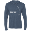 T-Shirts Indigo / X-Small DARKSIDE Triblend Long Sleeve Hoodie Tee