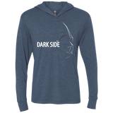 T-Shirts Indigo / X-Small DARKSIDE Triblend Long Sleeve Hoodie Tee