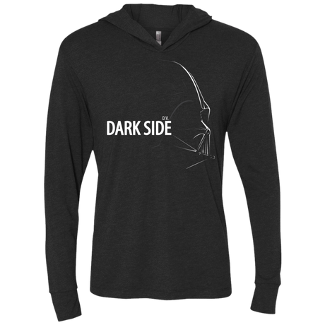 T-Shirts Vintage Black / X-Small DARKSIDE Triblend Long Sleeve Hoodie Tee