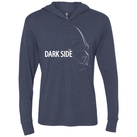 T-Shirts Vintage Navy / X-Small DARKSIDE Triblend Long Sleeve Hoodie Tee
