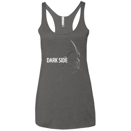 T-Shirts Premium Heather / X-Small DARKSIDE Women's Triblend Racerback Tank