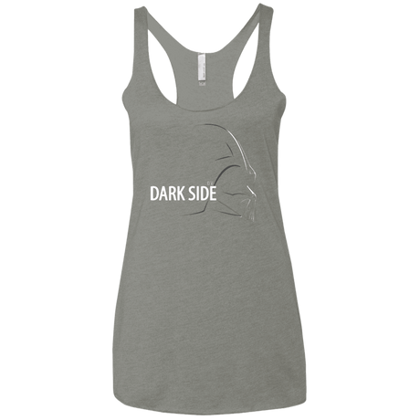 T-Shirts Venetian Grey / X-Small DARKSIDE Women's Triblend Racerback Tank