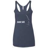 T-Shirts Vintage Navy / X-Small DARKSIDE Women's Triblend Racerback Tank