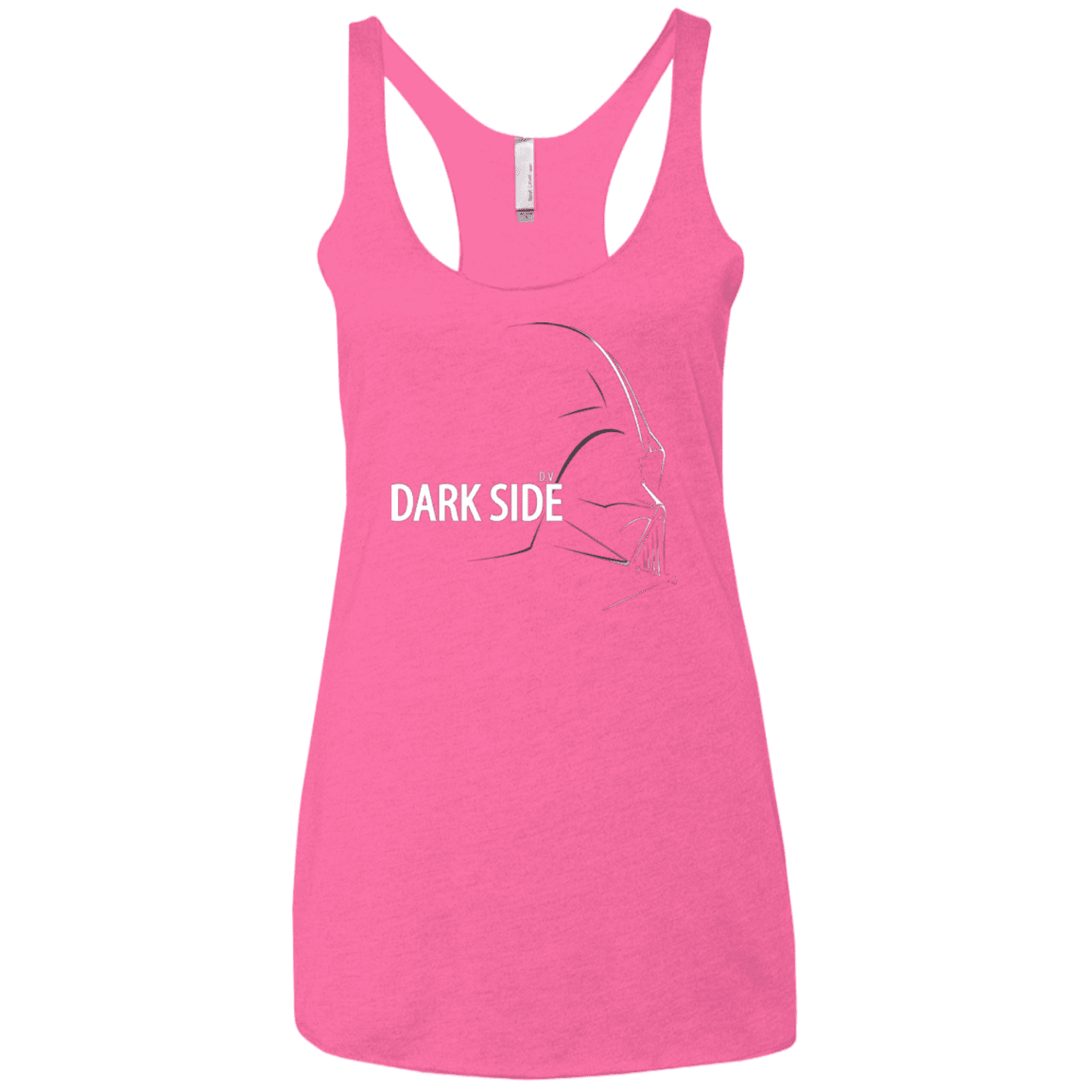 T-Shirts Vintage Pink / X-Small DARKSIDE Women's Triblend Racerback Tank