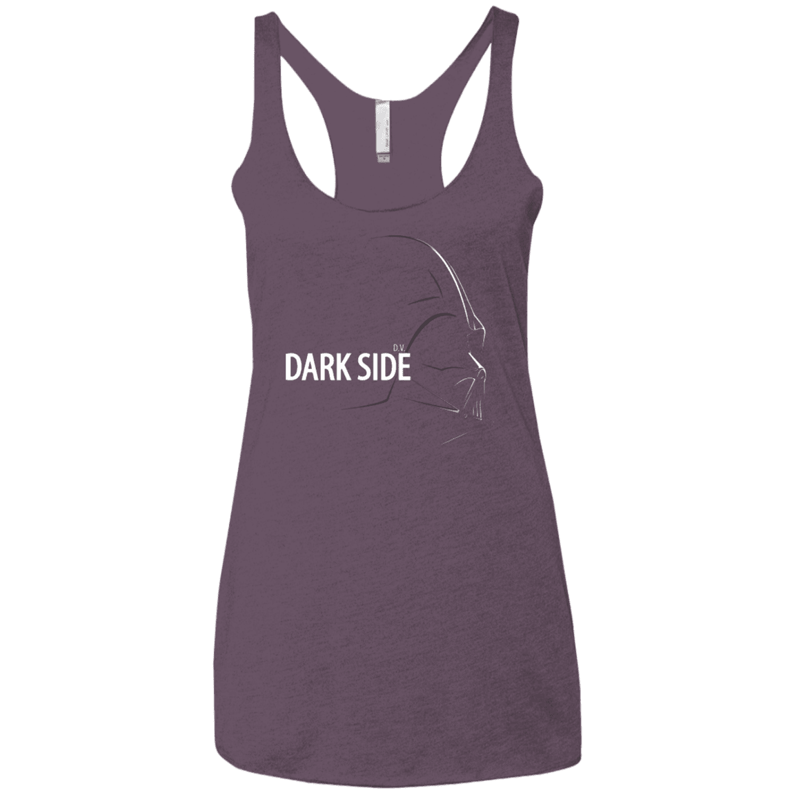 T-Shirts Vintage Purple / X-Small DARKSIDE Women's Triblend Racerback Tank