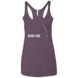 T-Shirts Vintage Purple / X-Small DARKSIDE Women's Triblend Racerback Tank