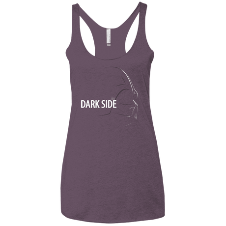 T-Shirts Vintage Purple / X-Small DARKSIDE Women's Triblend Racerback Tank