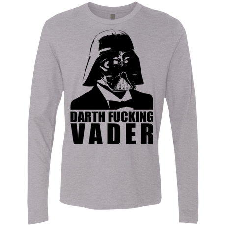 T-Shirts Heather Grey / Small Dart Fucking Vader Men's Premium Long Sleeve