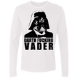 T-Shirts White / Small Dart Fucking Vader Men's Premium Long Sleeve