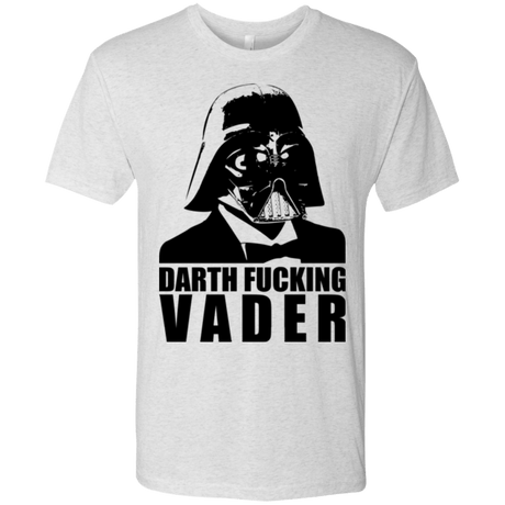 T-Shirts Heather White / Small Dart Fucking Vader Men's Triblend T-Shirt