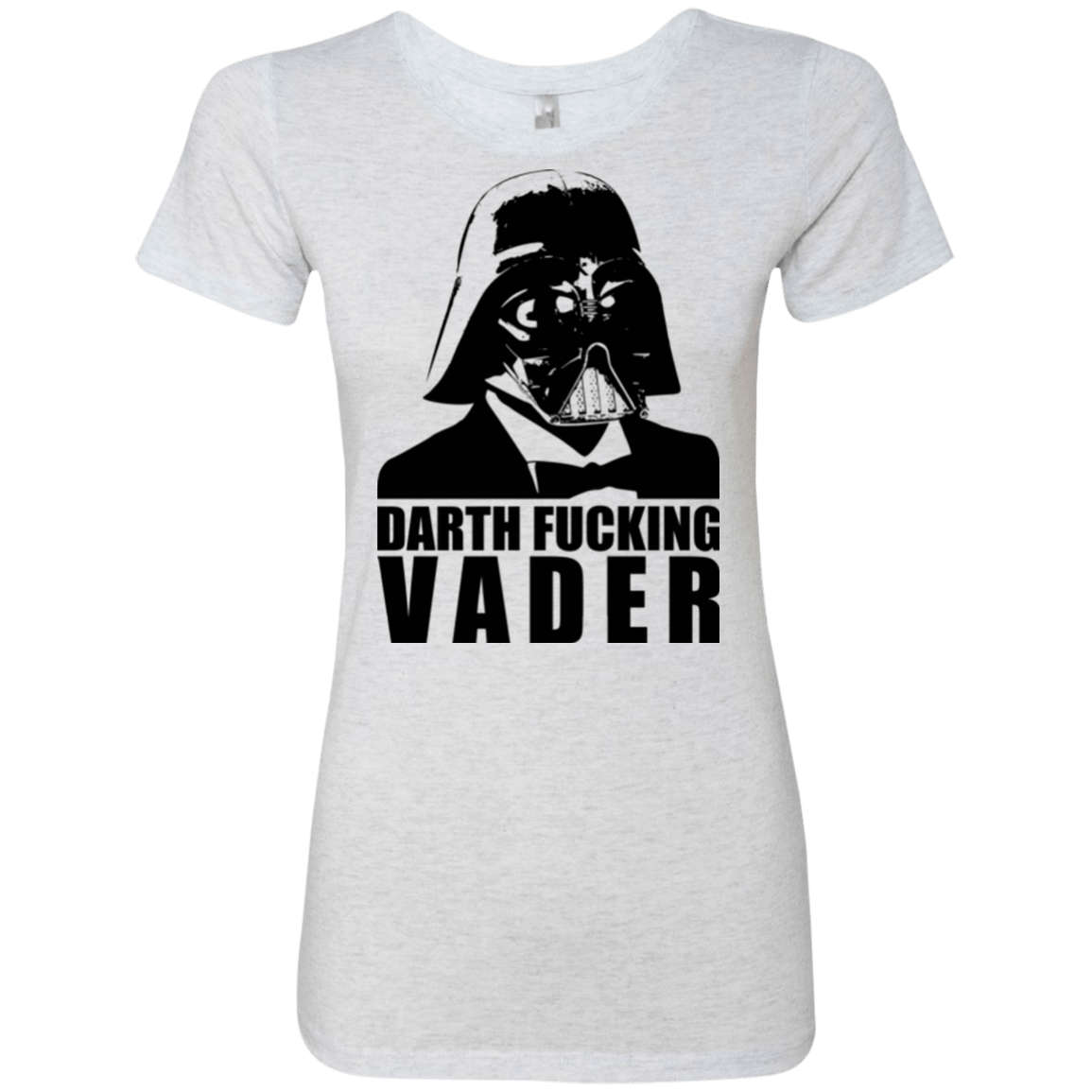 T-Shirts Heather White / Small Dart Fucking Vader Women's Triblend T-Shirt