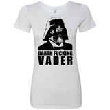 T-Shirts Heather White / Small Dart Fucking Vader Women's Triblend T-Shirt