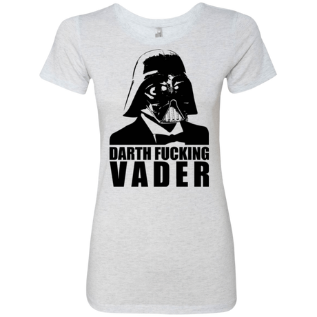 T-Shirts Heather White / Small Dart Fucking Vader Women's Triblend T-Shirt