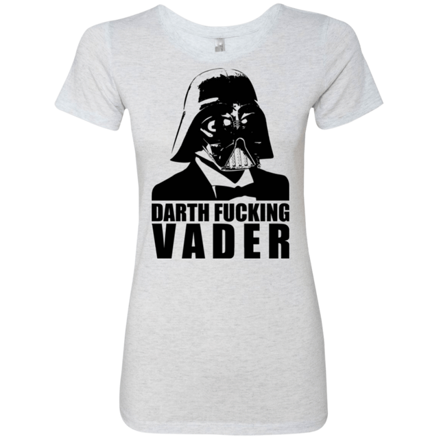 T-Shirts Heather White / Small Dart Fucking Vader Women's Triblend T-Shirt