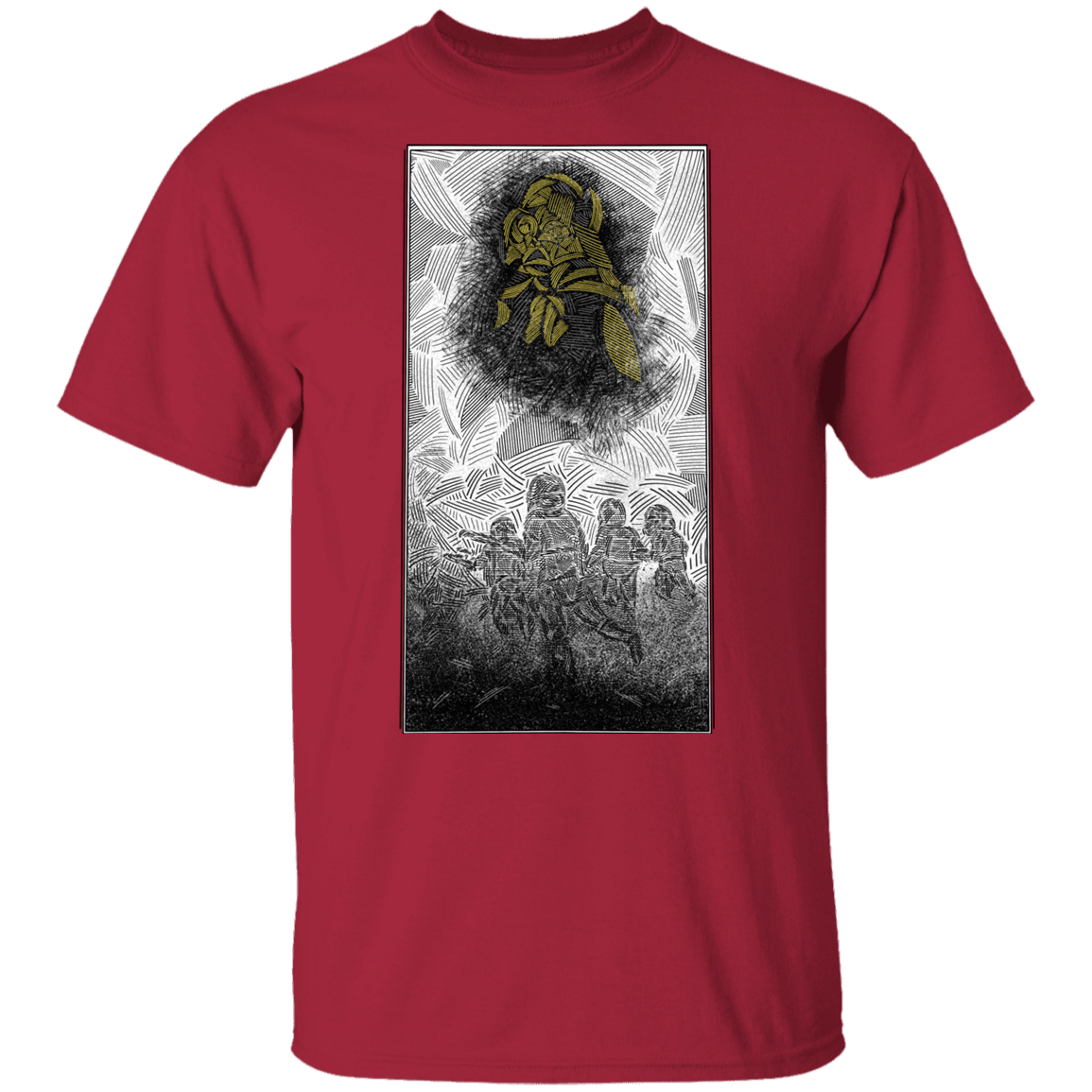 T-Shirts Cardinal / YXS Darth Booth Youth T-Shirt