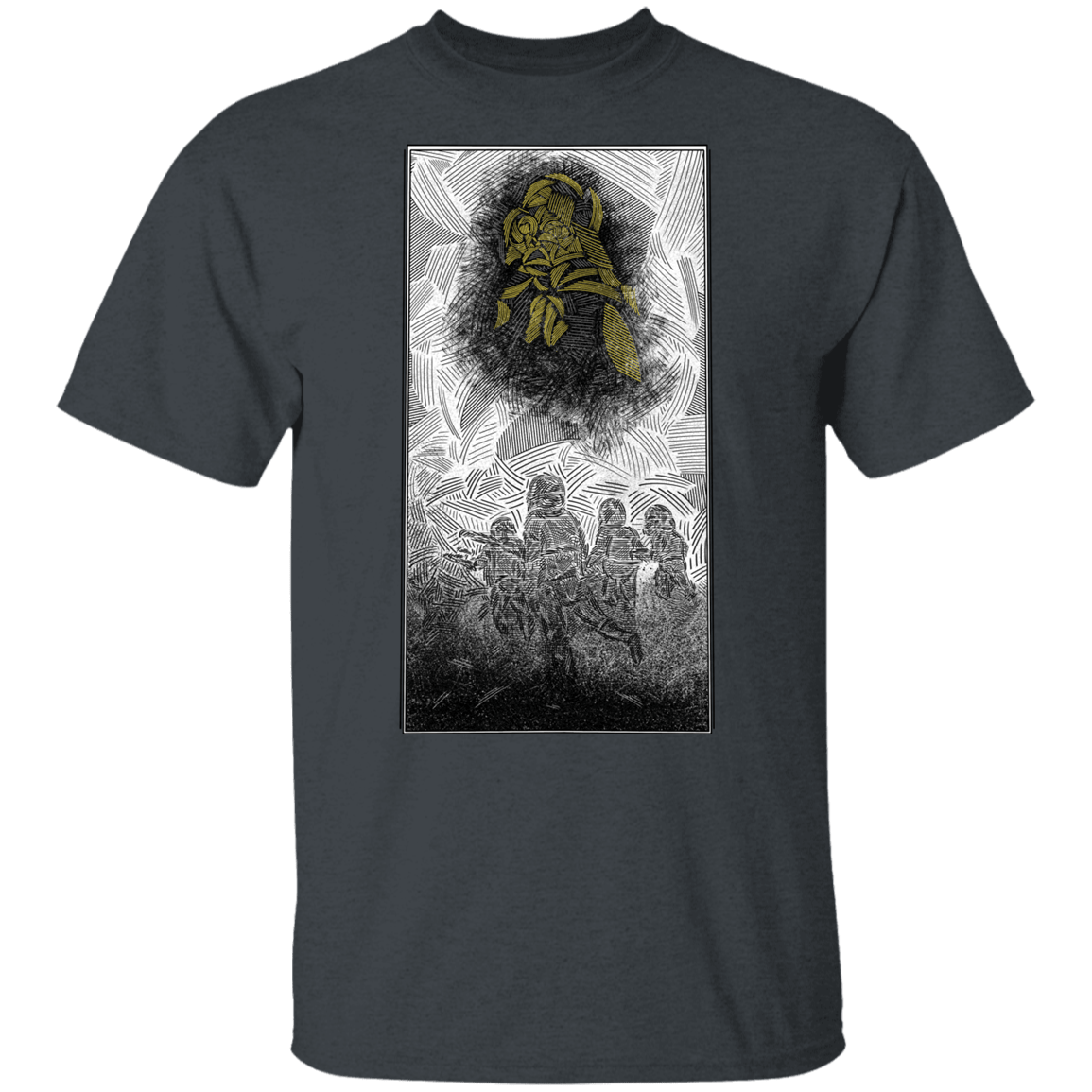 T-Shirts Dark Heather / YXS Darth Booth Youth T-Shirt