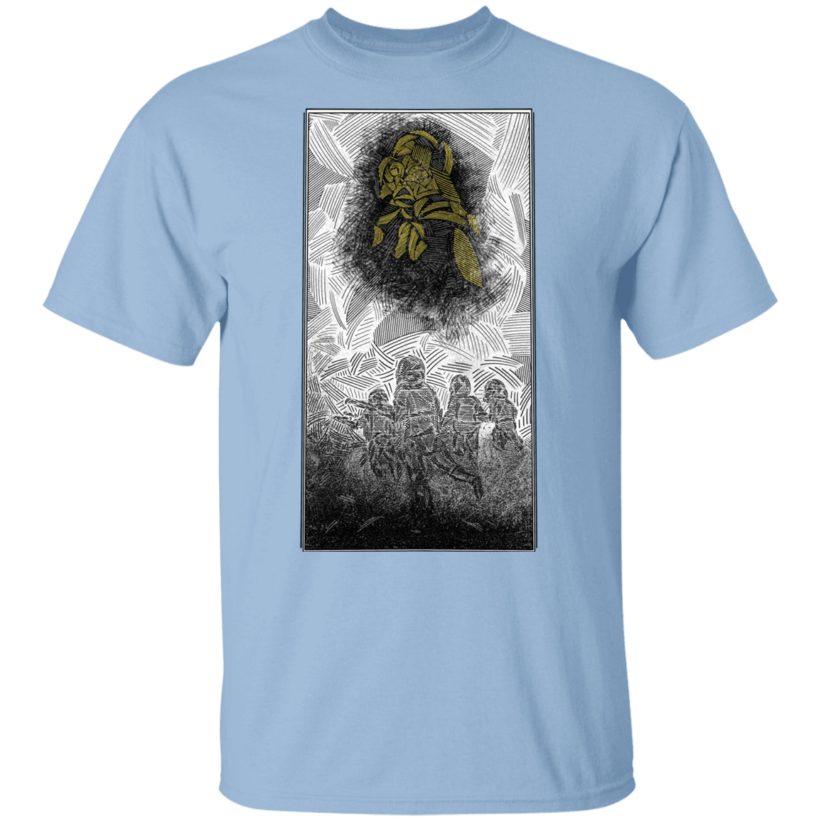 T-Shirts Light Blue / YXS Darth Booth Youth T-Shirt