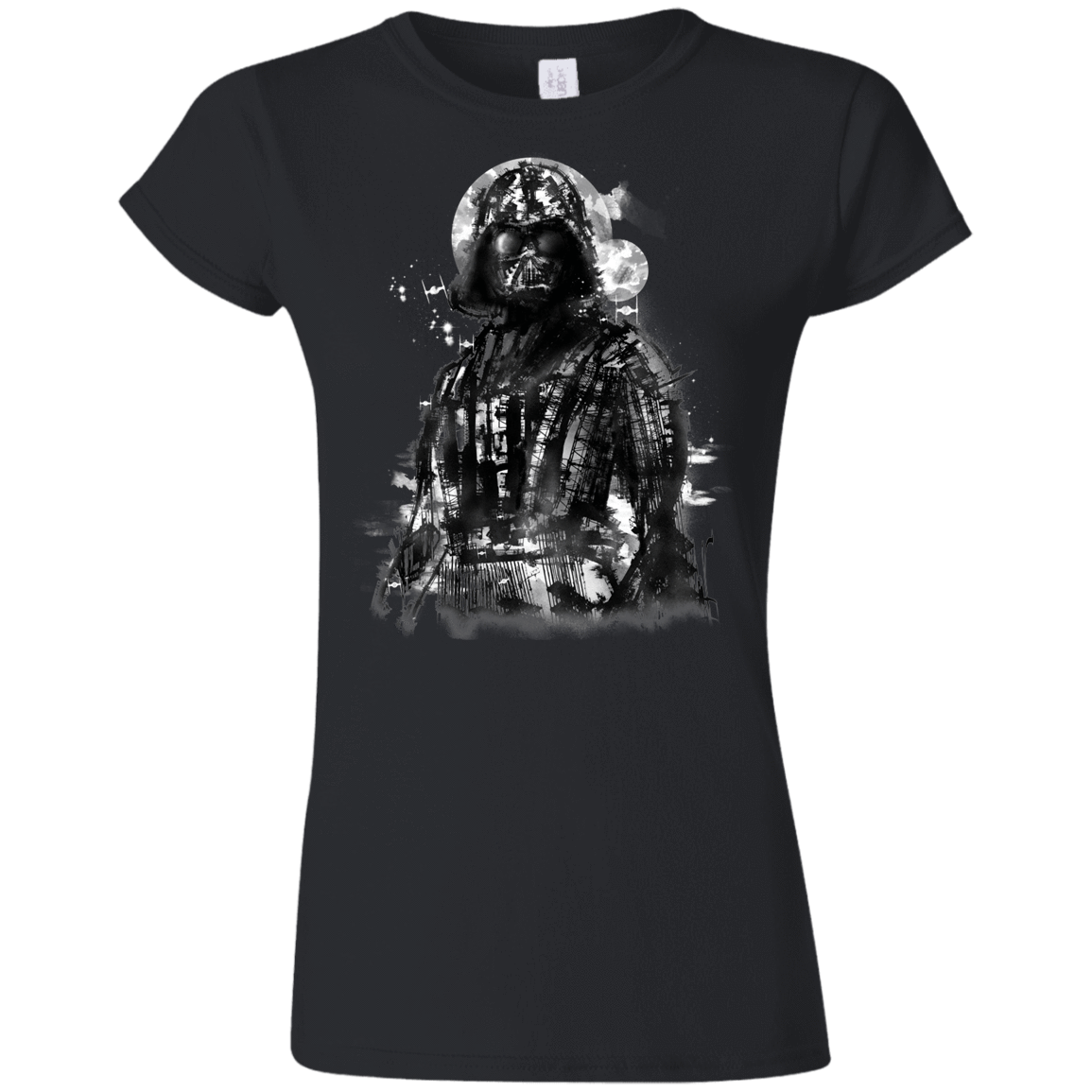 T-Shirts Black / S Darth Bot Junior Slimmer-Fit T-Shirt