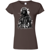 T-Shirts Dark Chocolate / S Darth Bot Junior Slimmer-Fit T-Shirt