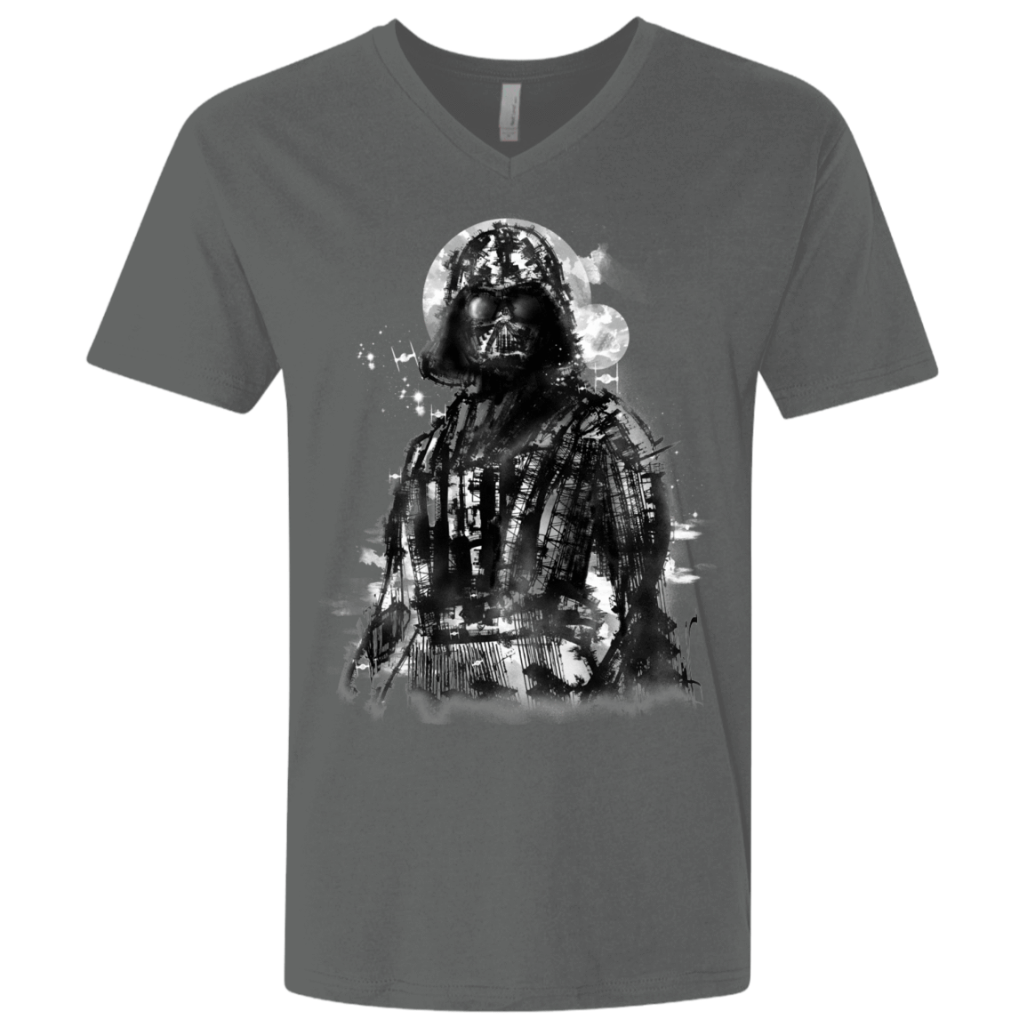 T-Shirts Heavy Metal / X-Small Darth Bot Men's Premium V-Neck