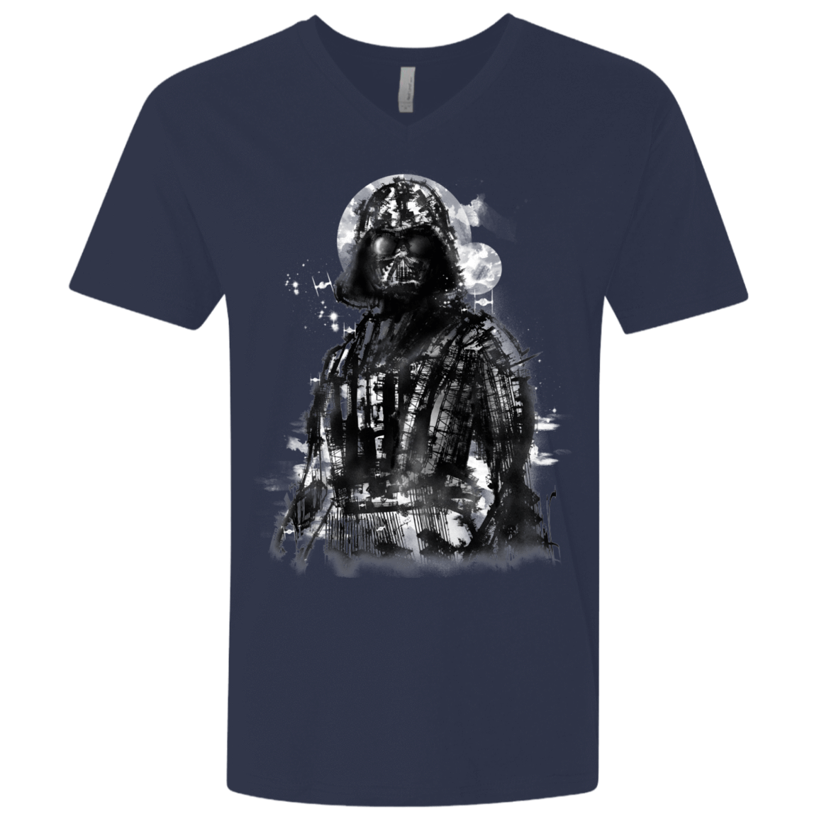 T-Shirts Midnight Navy / X-Small Darth Bot Men's Premium V-Neck