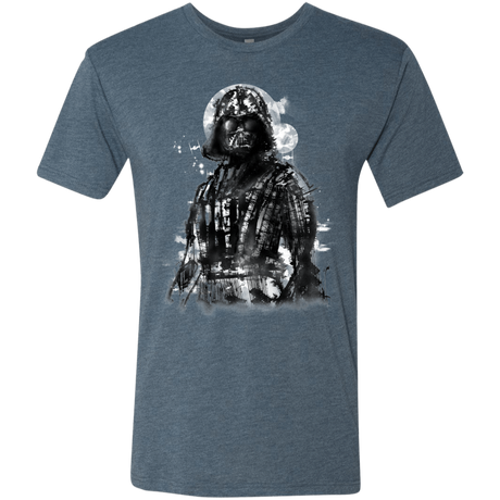 T-Shirts Indigo / S Darth Bot Men's Triblend T-Shirt