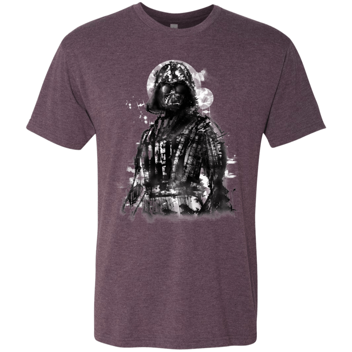 T-Shirts Vintage Purple / S Darth Bot Men's Triblend T-Shirt